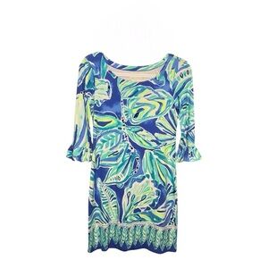 Lilly Pulitzer Dress with Flutter Sleeves Size XS